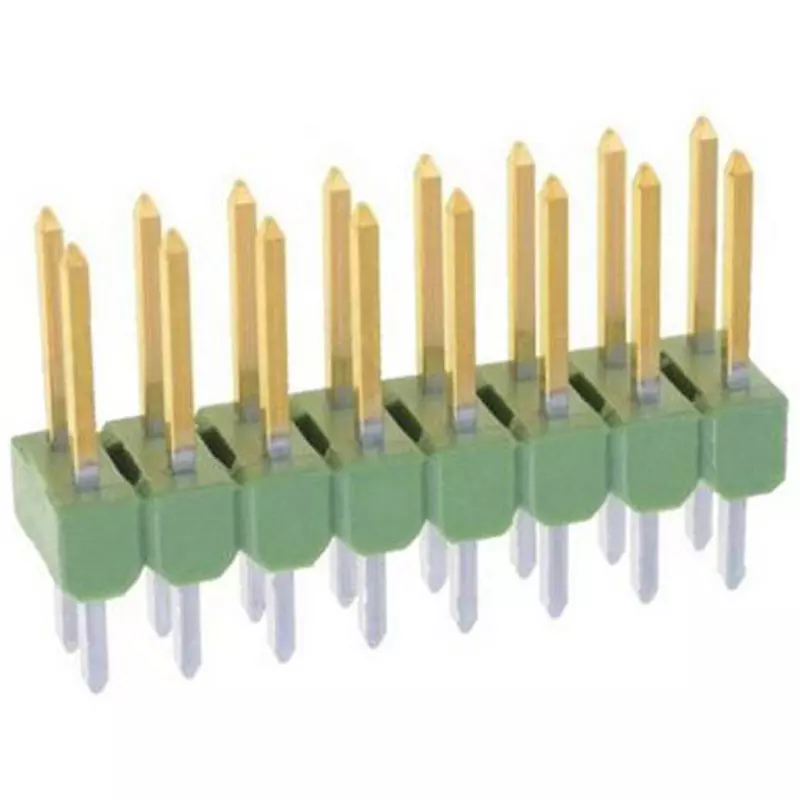 TE CONNECTIVITY Pin Header Solder Connection 16 Pole, 826632-8 (Pack of 10)