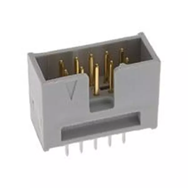 AMPHENOL COMMUNICATIONS SOLUTIONS Conn, Header, 10Pos, 2Row, 2.54 mm, Th, 86130101014345E1LF