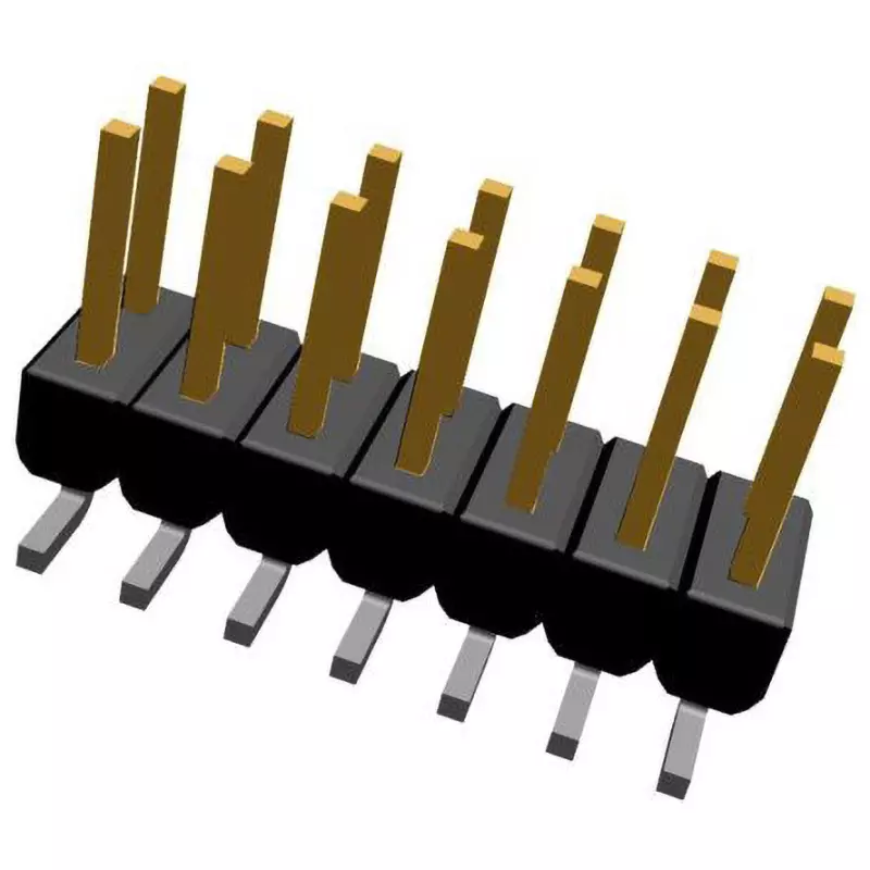 TE CONNECTIVITY AMPMODU MOD II Pin Header 2.54 mm Pitch 14 Contacts, 1241050-7 (Pack of 10)