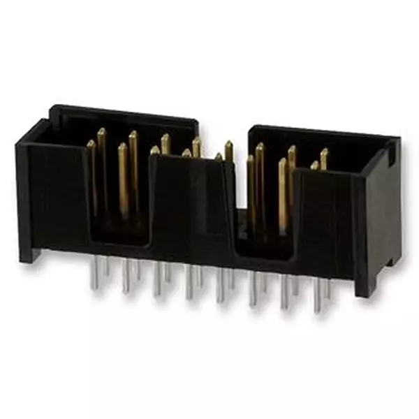 AMP - TE CONNECTIVITY Conn, Header, 14Pos, 2Row, 2.54 mm, Th, 103308-2