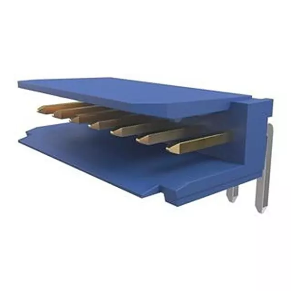 AMPHENOL COMMUNICATIONS SOLUTIONS Conn, Header, 7Pos, 1Row, 2.54 mm, Th, 76382-307LF