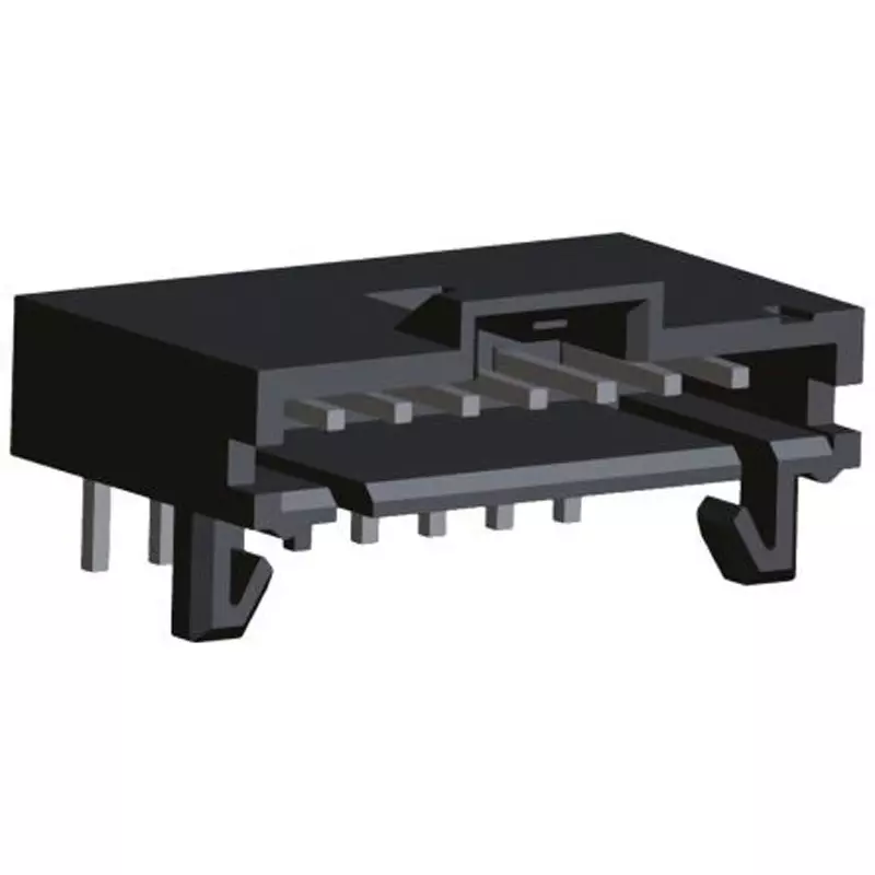 TE CONNECTIVITY PCB Connection Pin Header Solder Connection 8 Pole, 5-103672-7 (Pack of 5)