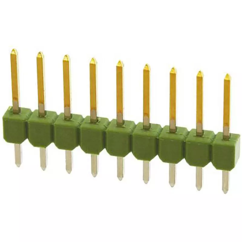 TE CONNECTIVITY AMPMODU MOD II Pin Header 2.54 mm Pitch 9 Contacts, 826629-9 (Pack of 10)