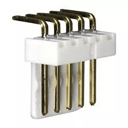 BULGIN LIMITED Conn, R/A Hdr, 10Pos, 1Row, 2.54 mm, Th, 100288.