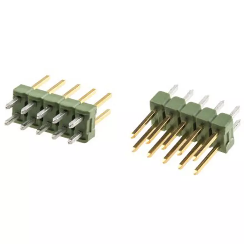 TE CONNECTIVITY Pin Header Solder Connection 10 Pole, 826632-5 (Pack of 10)