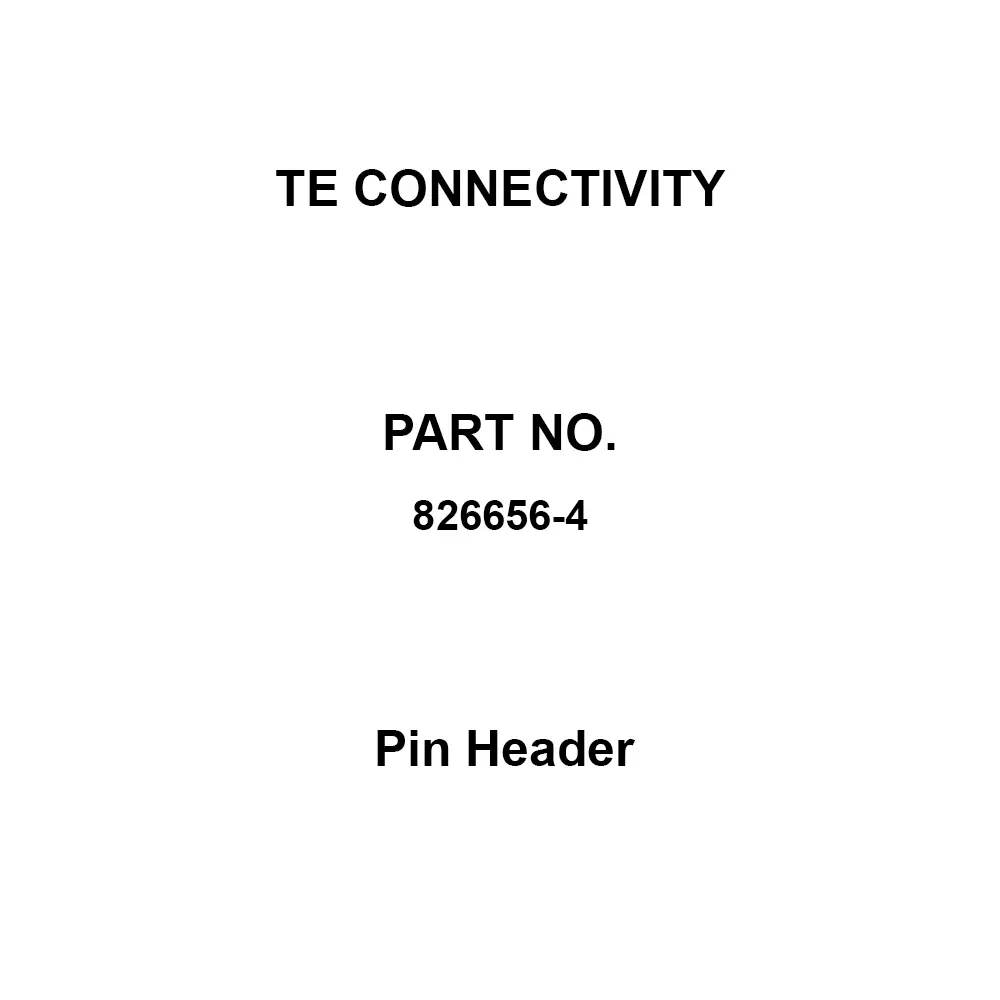 TE CONNECTIVITY AMPMODU MOD II Pin Header 2.54 mm Pitch 8 Contacts, 826656-4 (Pack of 10)