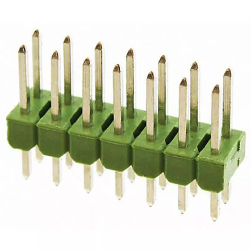 TE CONNECTIVITY Pin Header Solder Connection 14 Pole, 826942-7 (Pack of 5)
