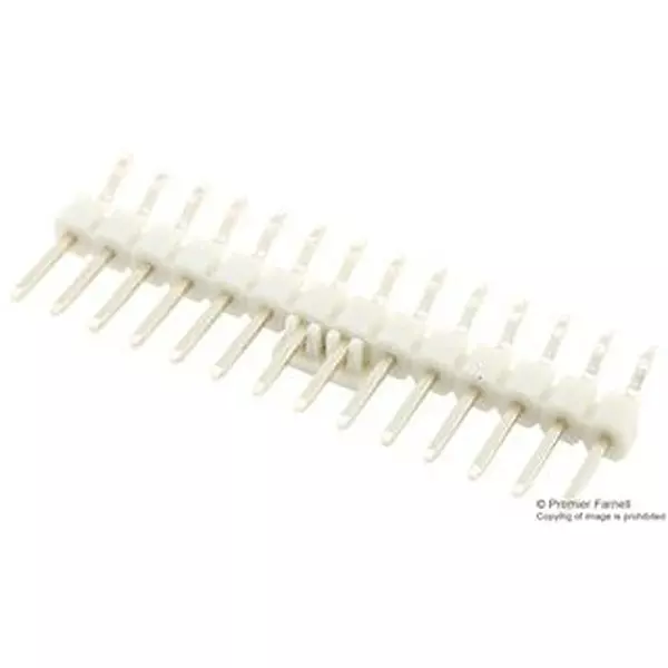 MULTICOMP PRO Conn, Header, 14Pos, R/A, 1Row, 2.54 mm, 2211R-14G-SM-CR (Pack of 800)