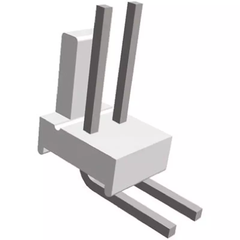 TE CONNECTIVITY Pin Header Solder Connection 2 Pole, 640455-2 (Pack of 5000)