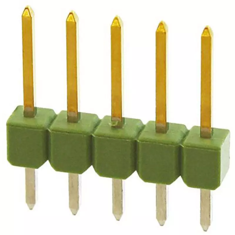 TE CONNECTIVITY AMPMODU MOD II Pin Header 2.54 mm Pitch 5 Contacts, 826629-5 (Pack of 10)