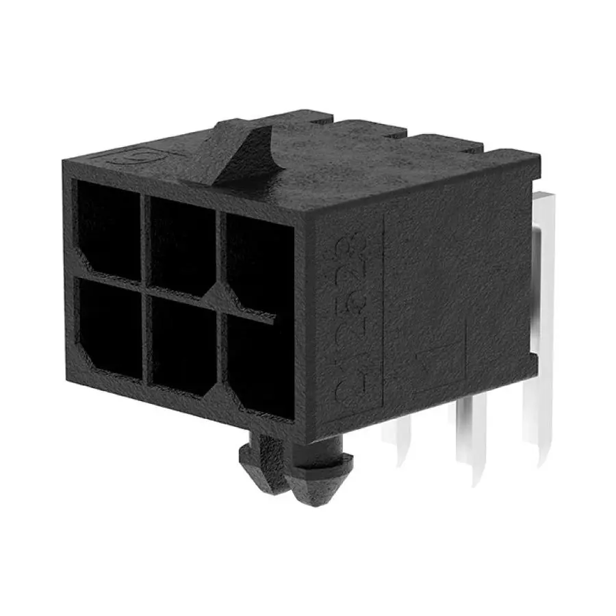 Molex Pin Header 3 mm Pitch Spacing 2 Rows, 212528-0600