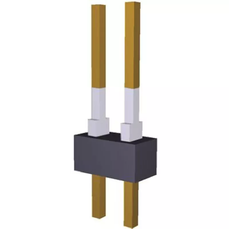 TE CONNECTIVITY Pin Header Solder Connection 1 Pole, 87224-1 (Pack of 520)