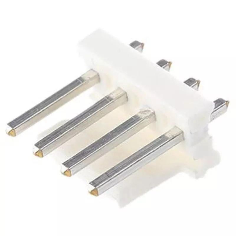 TE CONNECTIVITY Pin Header Solder Connection 4 Pole, 640445-4 (Pack of 5)