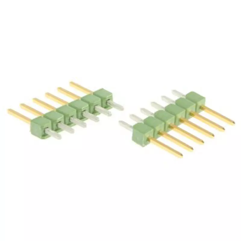 TE CONNECTIVITY Pin Header Solder Connection 6 Pole, 826629-6 (Pack of 10)