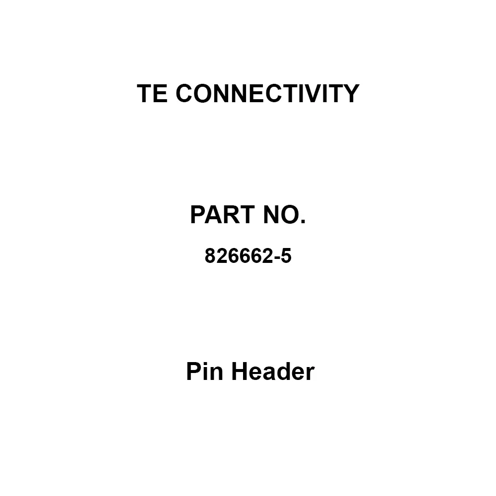 TE CONNECTIVITY AMPMODU MOD II Pin Header 2.54 mm Pitch 10 Contacts, 826662-5 (Pack of 10)