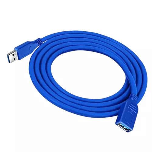 PremiumAV Extension Cable Blue 5 m Length USB 3.0 Male to Female High Speed 5 Gbps Data Transfer for Flash Drive & Hard Drive, MST-3149