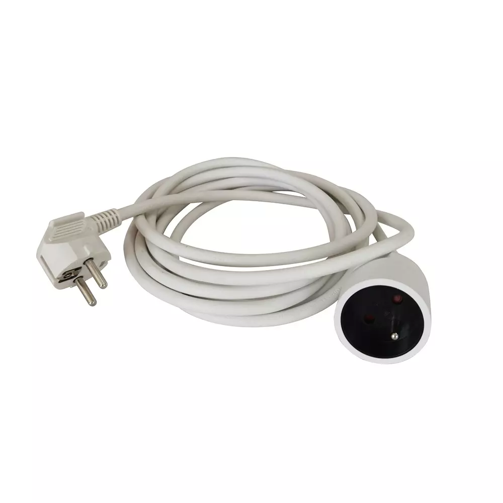 RS PRO Extension Lead 5 m 230 V White Jacket IP20 16 Amp, 2734986