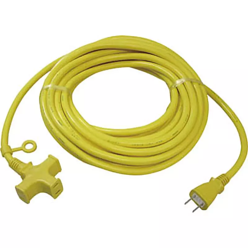 TRUSCO 3 Mouth Soft Type Extension Cord Vinyl Chloride Resin, TKC15-103PSY
