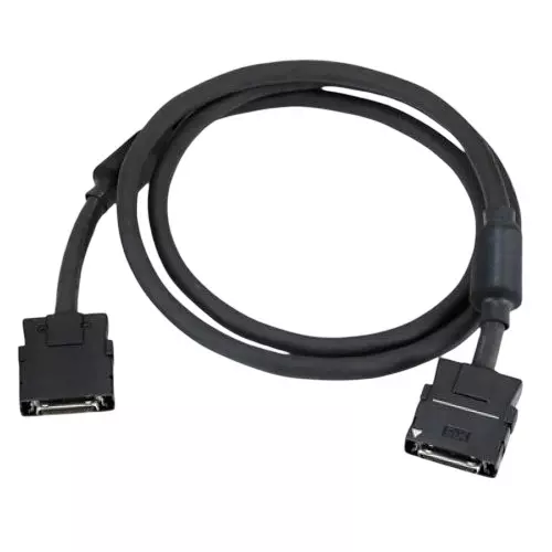 Mitsubishi Electric PLC iQ-R Series Extension Cable with 1.2 m Cable Length and Black Color, RC12B