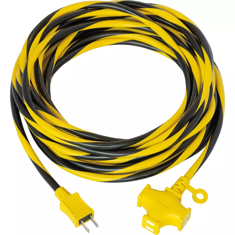 TRUSCO Extension Cord Yellow/Black Color, EC103-YB