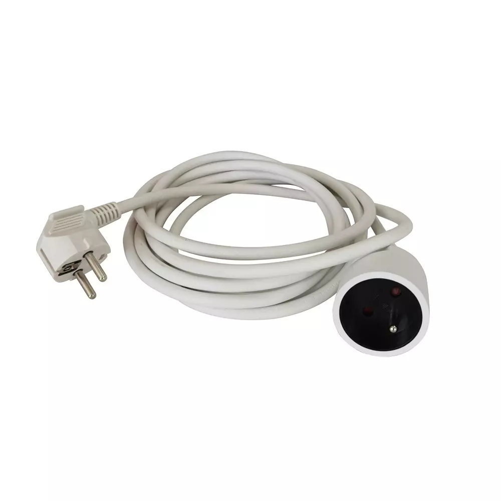 RS PRO Extension Lead 3 m 230 V White Jacket IP20 16 Amp, 2734984