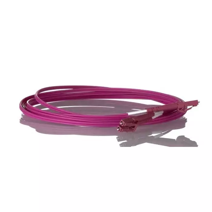 Molex Premise Networks LC to LC Tight Buffer OM4 Multi Mode OM4 Fibre Optic Cable 50/125 μm Light Blue 3 m, 91.LL.472.00300