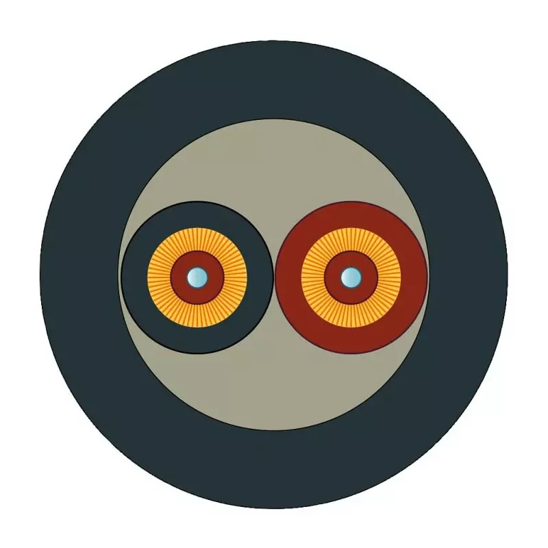 Siemens Multi Mode Fibre Optic Cable, 900 μm, 10m, 6XV18735RN10