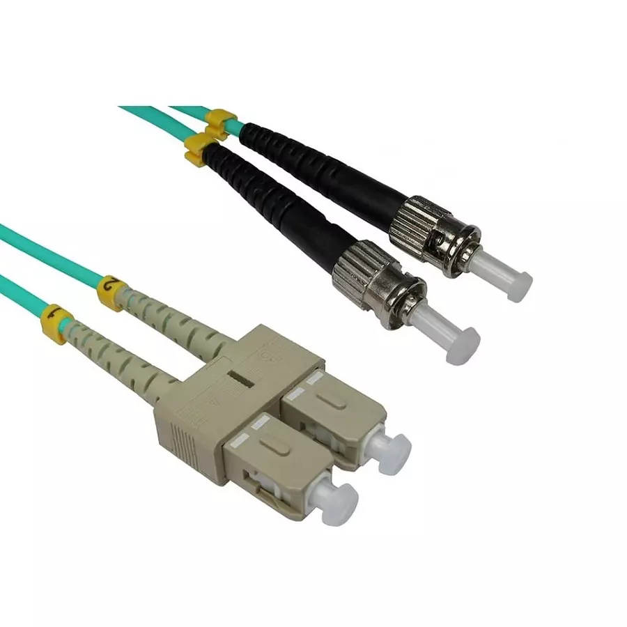 RS PRO Fibre Optic Cable Low Smoke Zero Halogen 2 m Length Light Blue, 2846969