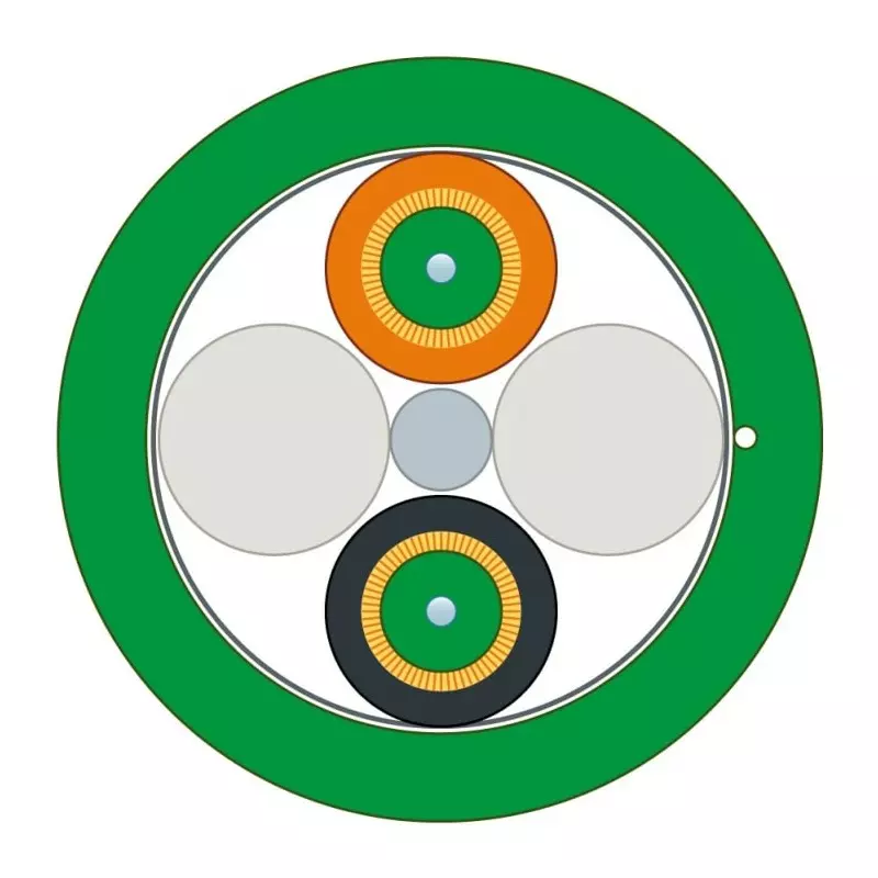 Siemens Multi Mode Fibre Optic Cable, 50 μm, 20m, 6XV18732E
