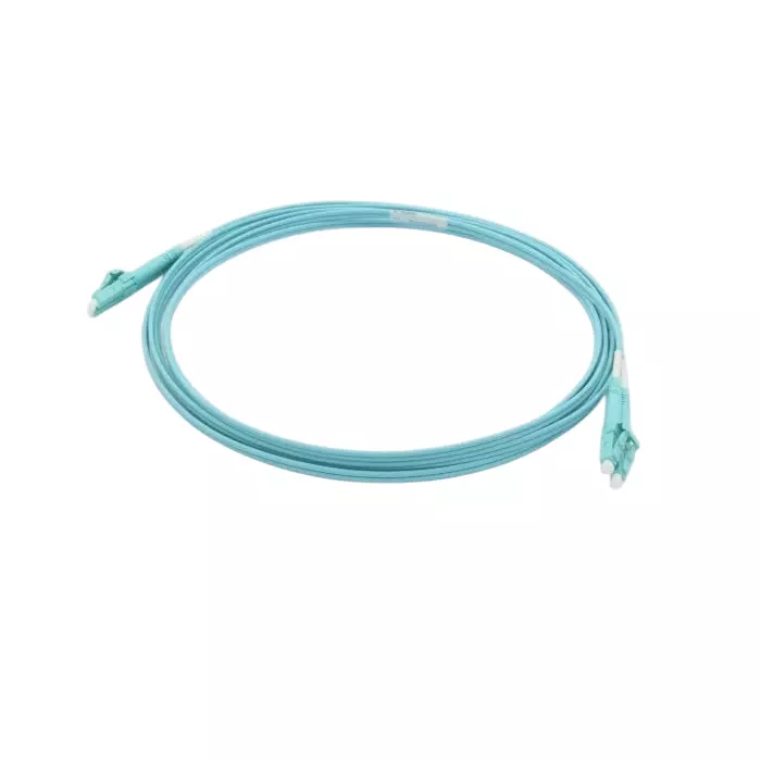 Molex Premise Networks LC to LC Simplex OM3 Multi Mode OM3 Fibre Optic Cable 50/125 μm Light Blue 1 mm, 180590946