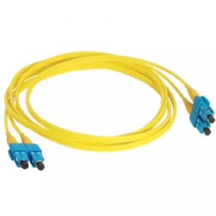 Molex Premise Networks SC to SC Duplex OS1 Single Mode OS2 Fibre Optic Cable 9/125 μm Yellow 2m, 180590961