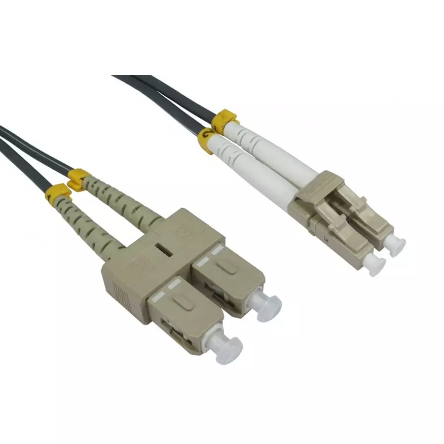 RS PRO Fibre Optic Cable Low Smoke Zero Halogen 3 m Length Grey, 2846830