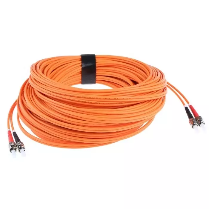 RS PRO Fibre Optic Cable ST to ST Duplex Multi Mode OM1 62.5/125 μm Orange 30 m, 7388499