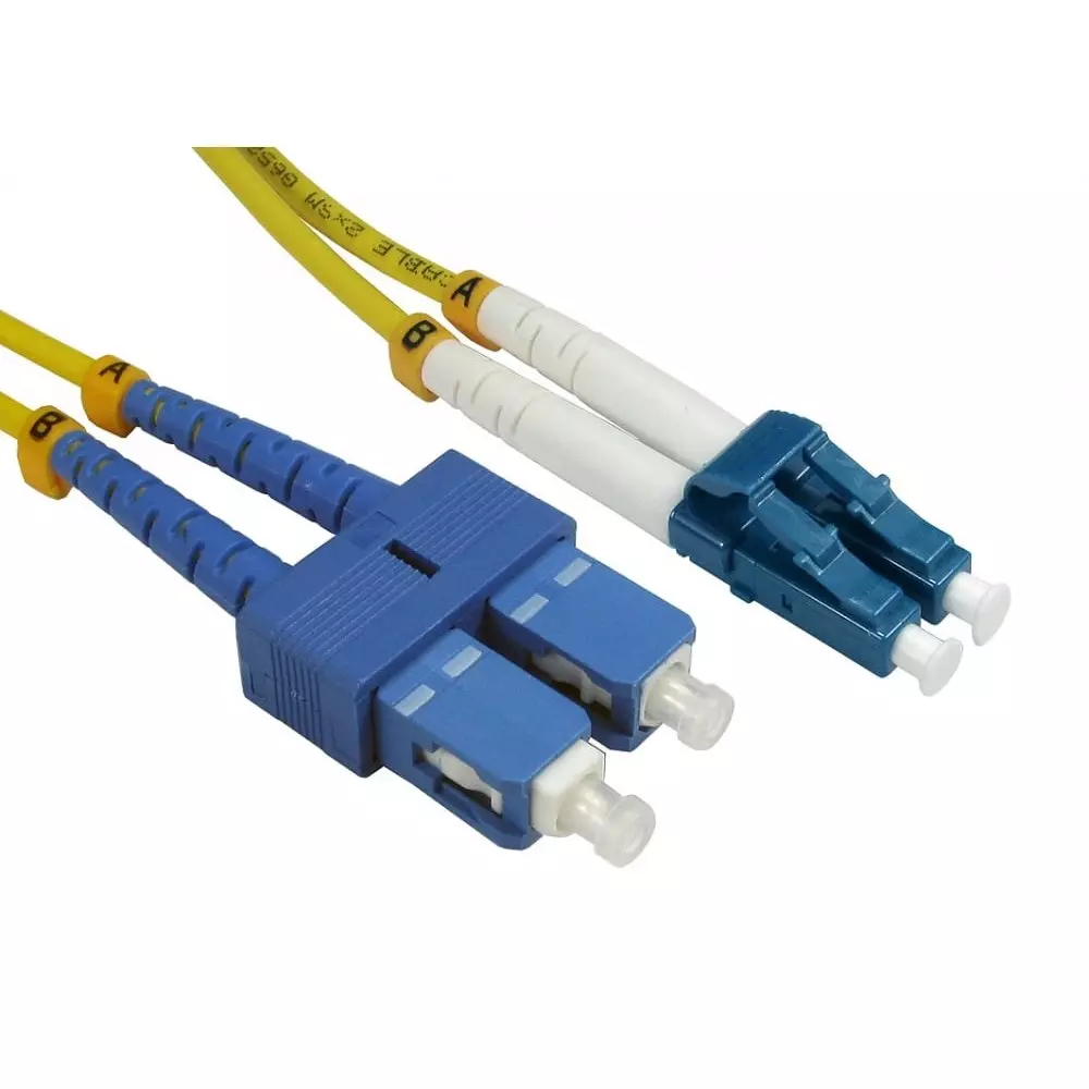 RS PRO Fibre Optic Cable Low Smoke Zero Halogen 1 m Length Yellow, 2846925
