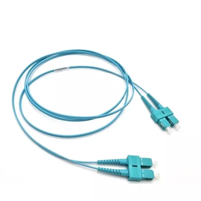 Molex Premise Networks SC Duplex OM3 Multi Mode OM3 Fibre Optic Cable 2 mm Light Blue 2m, 180590988