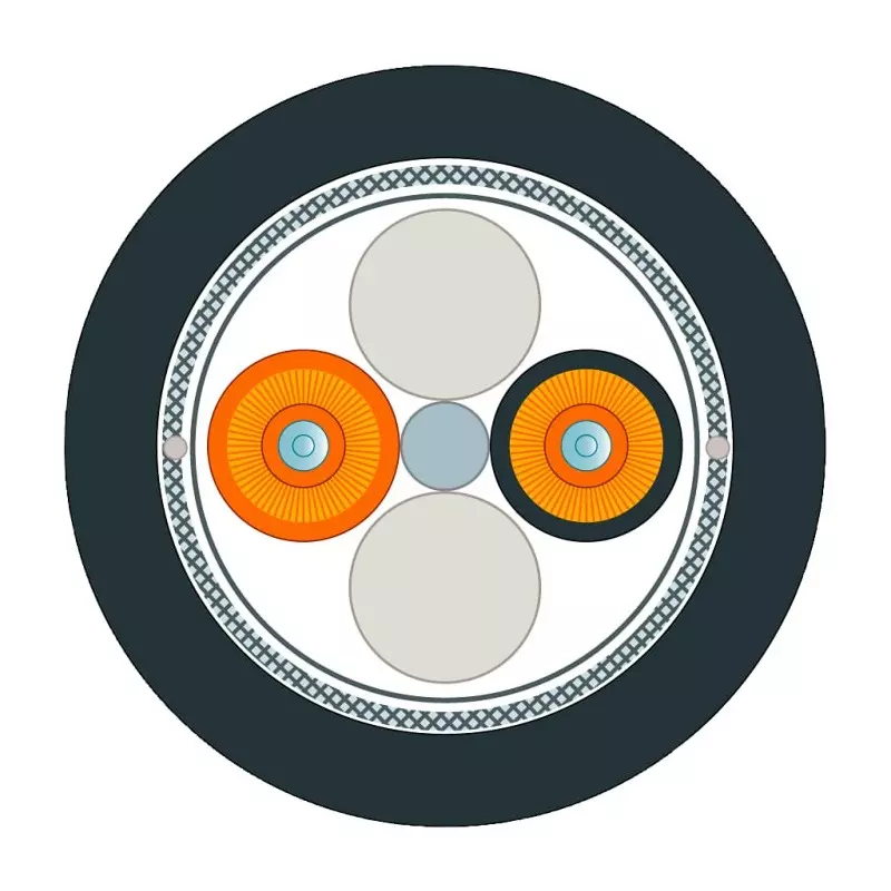 Siemens Multi Mode Fibre Optic Cable, 50 μm, 300m, 6XV18736GT30