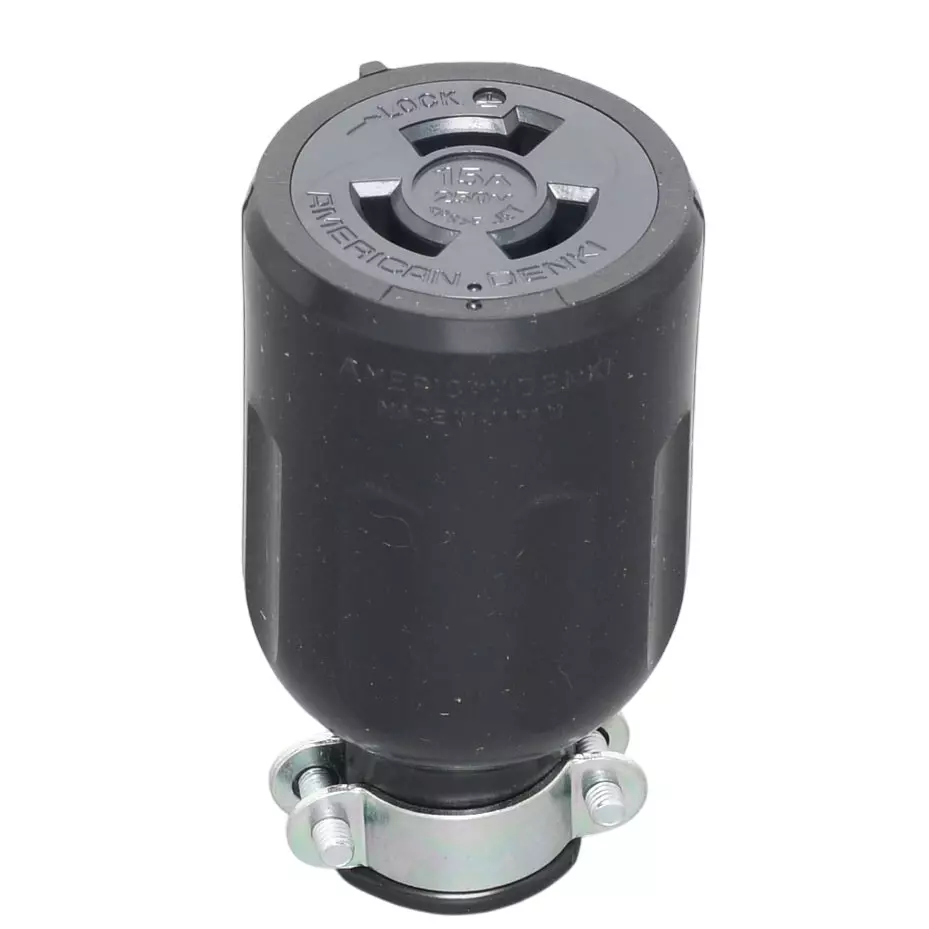 AMERICAN DENKI Cord Connector Body 250 V Rated Voltage, 3124R