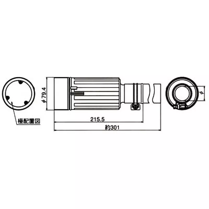 american-denki-cord-connector-body-600-v-rated-voltage-41064rw