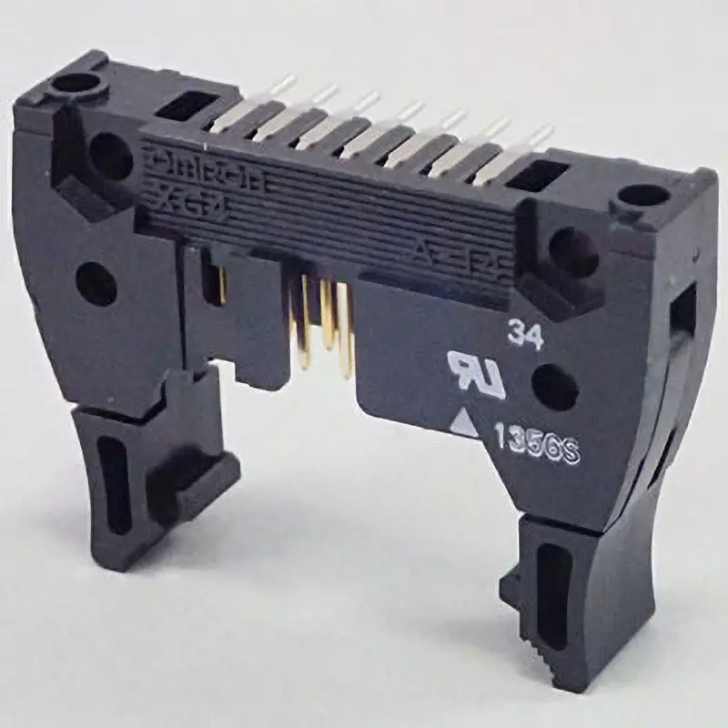 Omron Flat Cable Connector Mil Type Plug (with Long Hook) 14-Pole, XG4A-1434