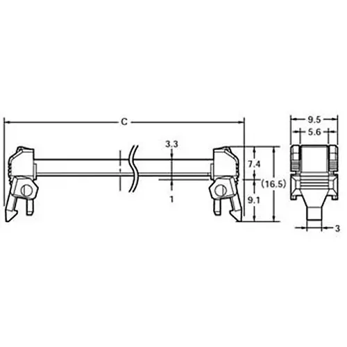 Omron Flat Cable Connector MIL Type Socket Strain Relief 50-Pole, XG4M-5030-U