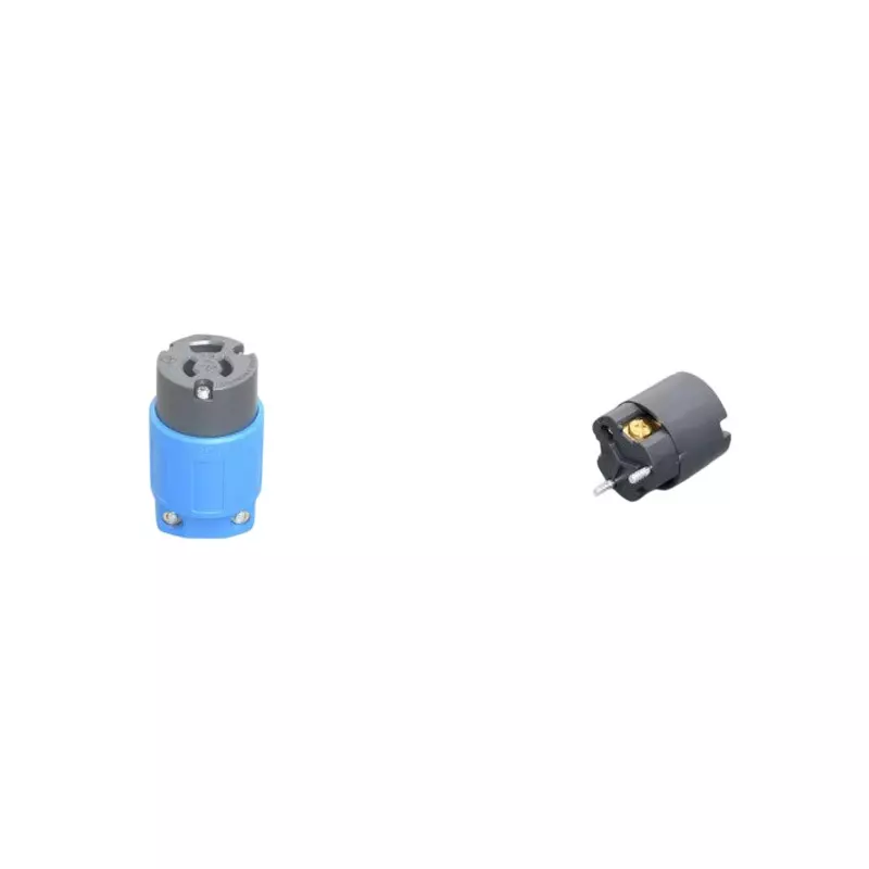AMERICAN DENKI Cord Connector Body 125 V Rated Voltage, 7114GNZ-BL