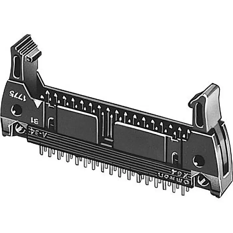 Omron Flat Cable Connector Mil Type Plug (with Short Lock) 20-Pole, XG4A-2032