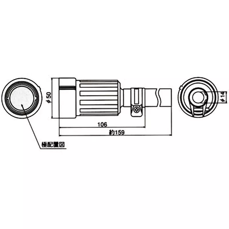 american-denki-cord-connector-body-250-v-rated-voltage-3124rw