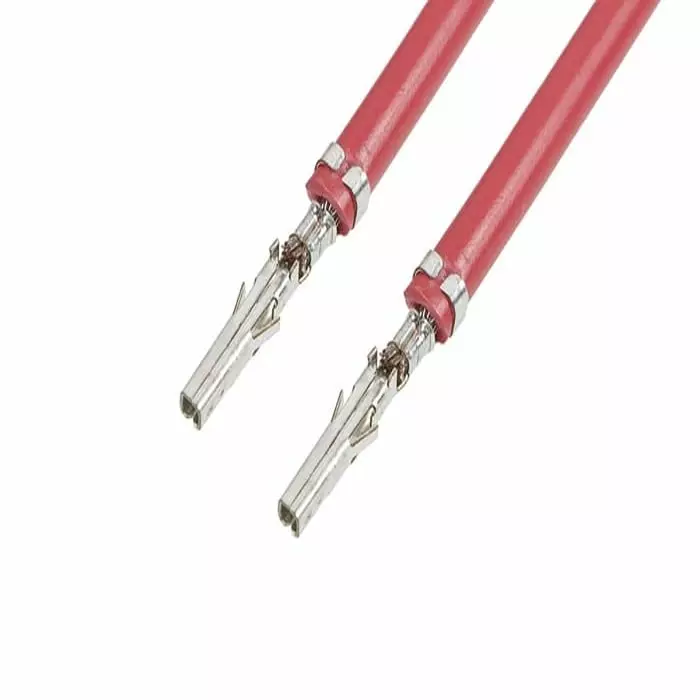 Molex Female Mini-Fit Jr Unterminated Crimped Wire Length 75 mm, 215341-2221 (Pack of 5)