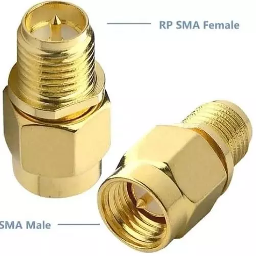 generic-sma-male-to-rp-sma-female-coaxial-antenna-adapter-brass-50-impedance-274-m-900-ft-max-range-golden