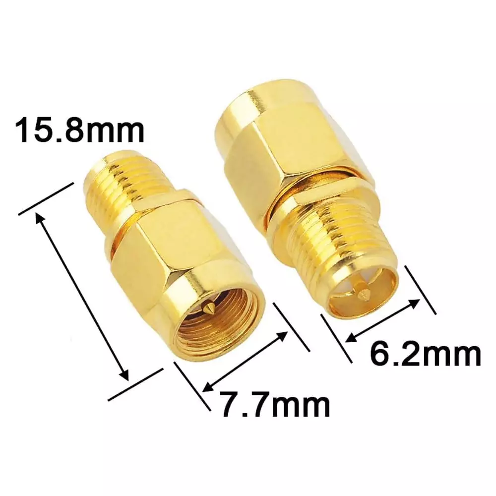 generic-sma-male-to-rp-sma-female-coaxial-antenna-adapter-brass-50-impedance-274-m-900-ft-max-range-golden