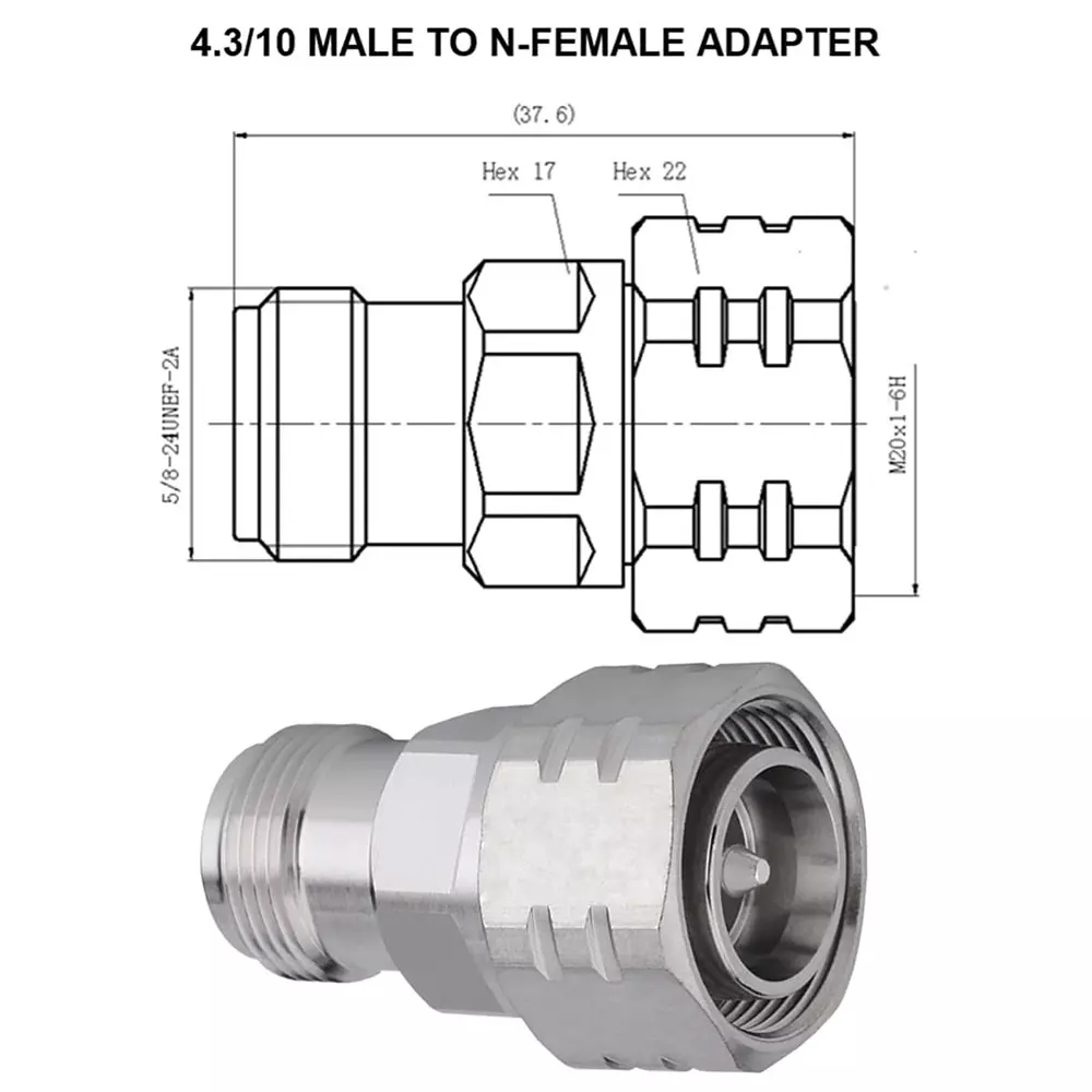 generic-mini-din-male-to-n-female-adapter-110-vswr-dc59-ghz-frequency-range-silver