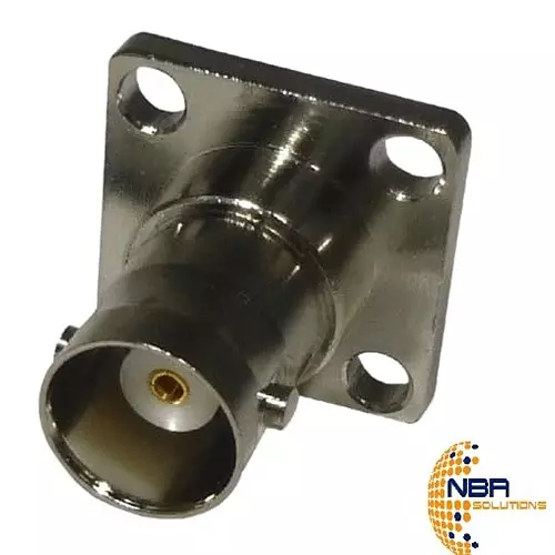 generic-bnr-female-4-hole-solder-type-panel-connector-flange-mount-silver