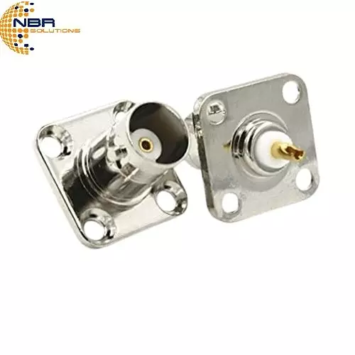generic-bnr-female-4-hole-solder-type-panel-connector-flange-mount-silver