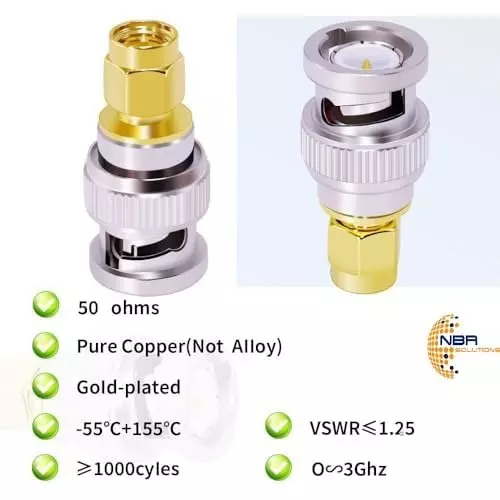 generic-bnc-male-to-sma-male-coaxial-rf-adapter-ptfe-teflon-insulation-dc59-ghz-frequency-ta012-11